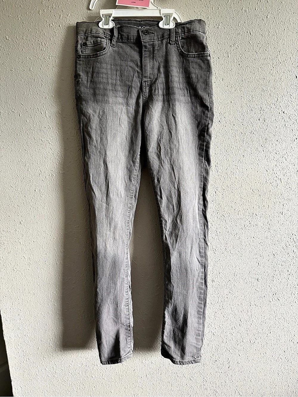 PLACE Stretch Skinny Jeans Gray Waist 14 NWT